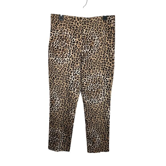 Chico's Pull On Skinny Cheetah Print Slimming Stretch Pants - Picture 3 of 8
